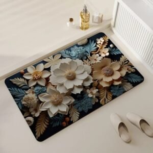 3D Floor Mat ( Blue Color )
