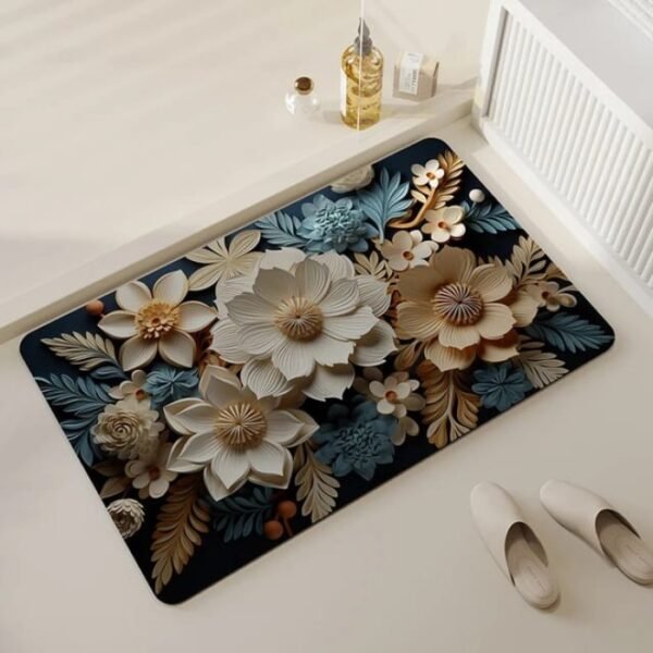 3D Floor Mat ( Blue Color )