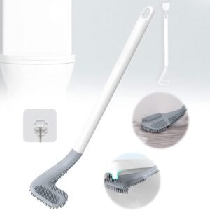 360°Cleaning Magic Silicon Toilet Brush