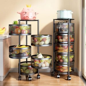 5 Layer Baskets Fruit Vegetable Storage Rack