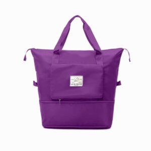 Super Large Capacity Folding Bag Travel Bags ( Deep Purpale )