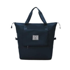 Super Large Capacity Folding Bag Travel Bags ( Blue Color )