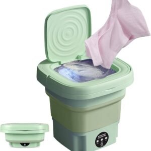 Mini Foldable Washing Machine ( Green Color )