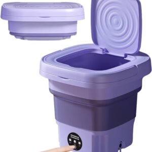 Mini Foldable Washing Machine ( purple Colour )