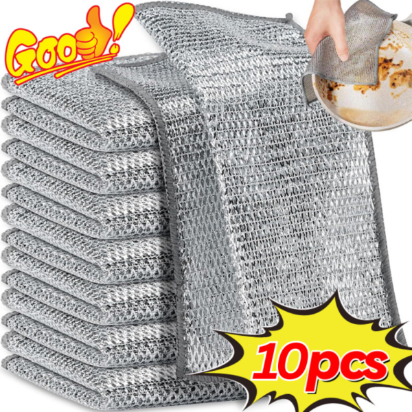 6631530058278_800x800.png .10 Pcs NON-SCRATCH Multipurpose Magic Dish Cloth