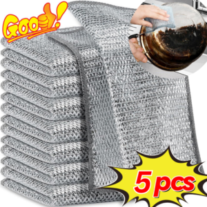 .5 Pcs NON-SCRATCH Multipurpose Magic Dish Cloth