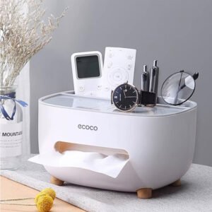 Multifunctional Desk Organizer ( Tisu Box )