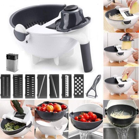 9 in 1 Vegetable Cutter more Happy Cutting