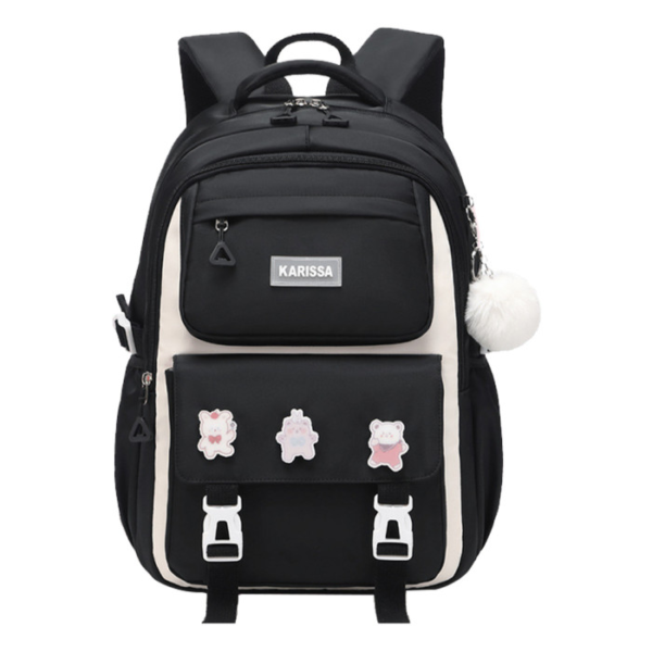.Kids Backpack Children School Bags ( Black Colur )
