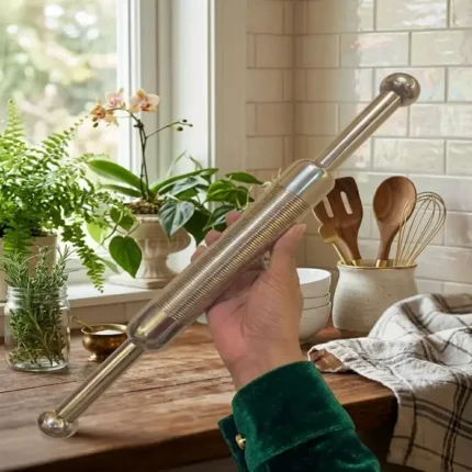Stainless steel rolling pin